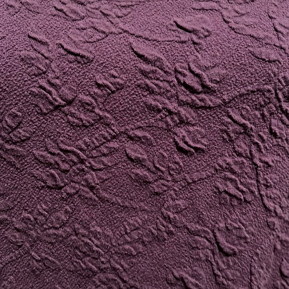 Croft&Barrow Textured Purple Top Sz 2X - Picture 2 of 6